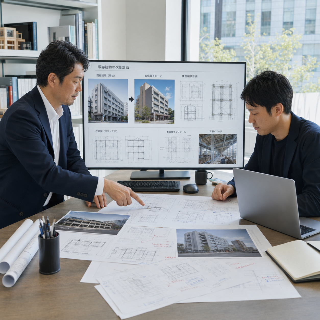 構造設計・既存建物・工作物の設計に対応する堀口建築設計